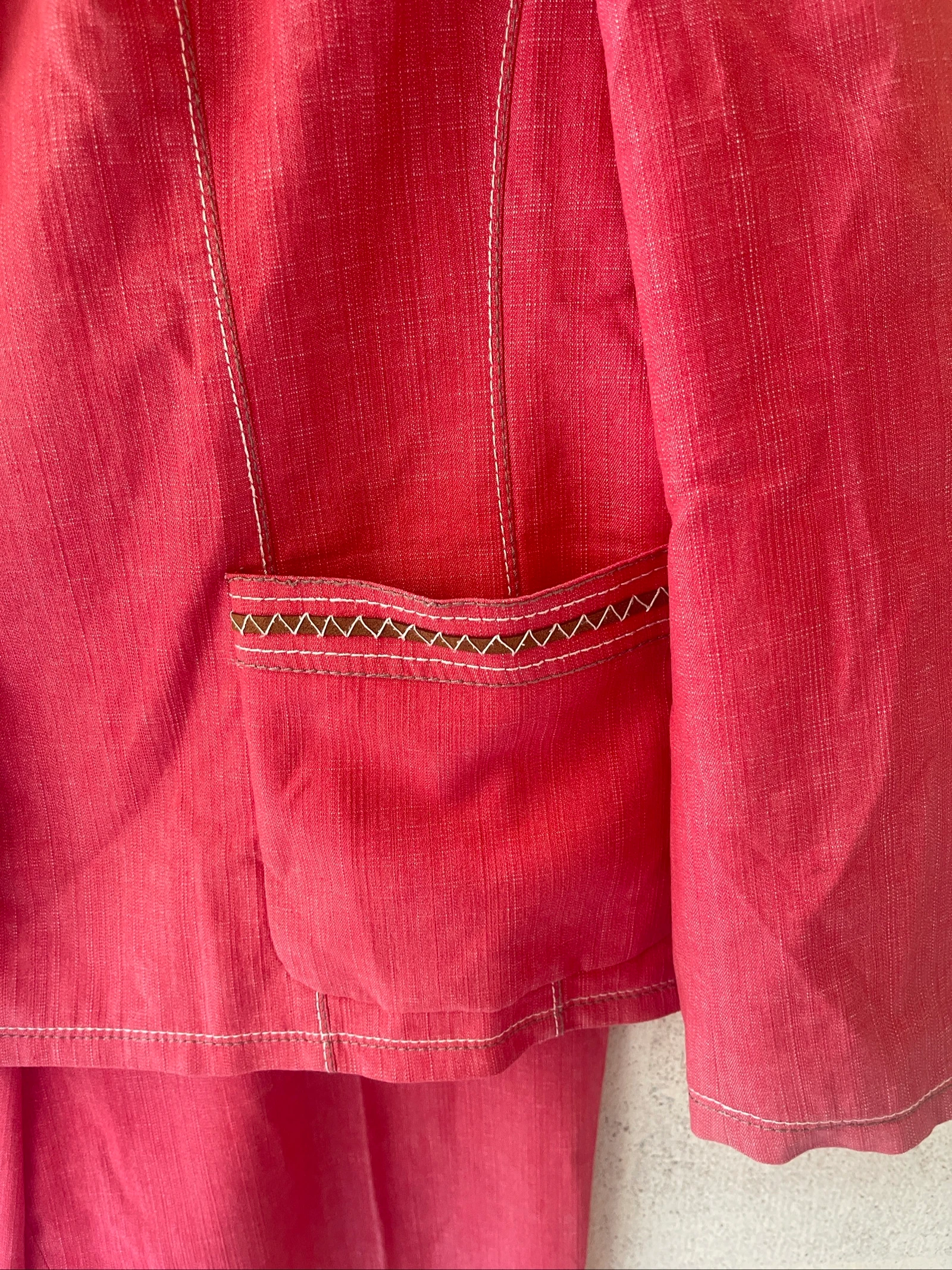 TRAJE VINTAGE LUIS ALBERTO ALTA COSTURA - COLOR CORAL – photo 6
